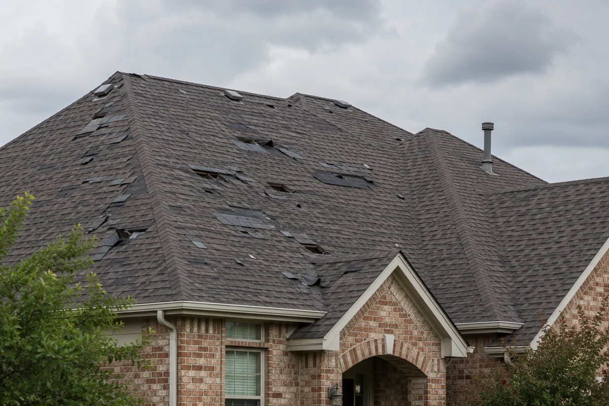 Texas homeowner reviewing wind and hail deductible on their homeowners insurance policy